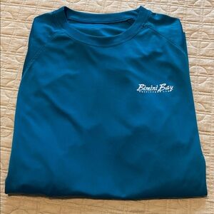 Bimini Bay Outfitters men's L long-sleeve performance fishing shirt HOOK ‘M